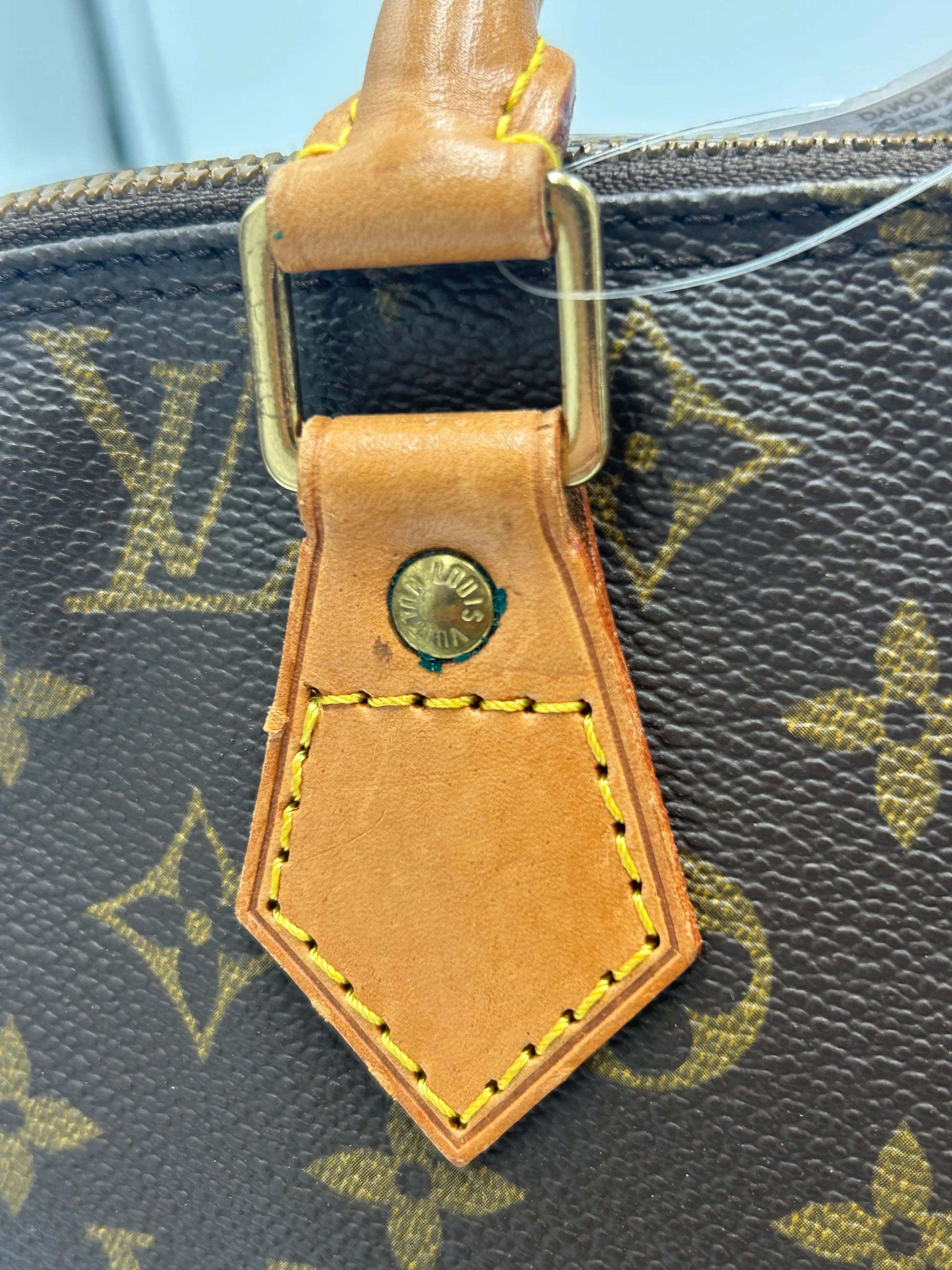 Louis Vuitton Alma Monogram Canvas, Brown, Canvas, Handbag