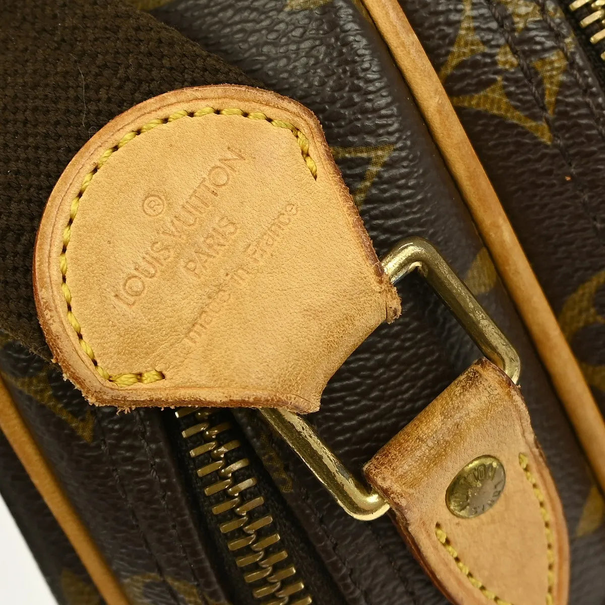 Louis Vuitton Reporter Monogram Canvas, Brown, Canvas, Shoulder Bag