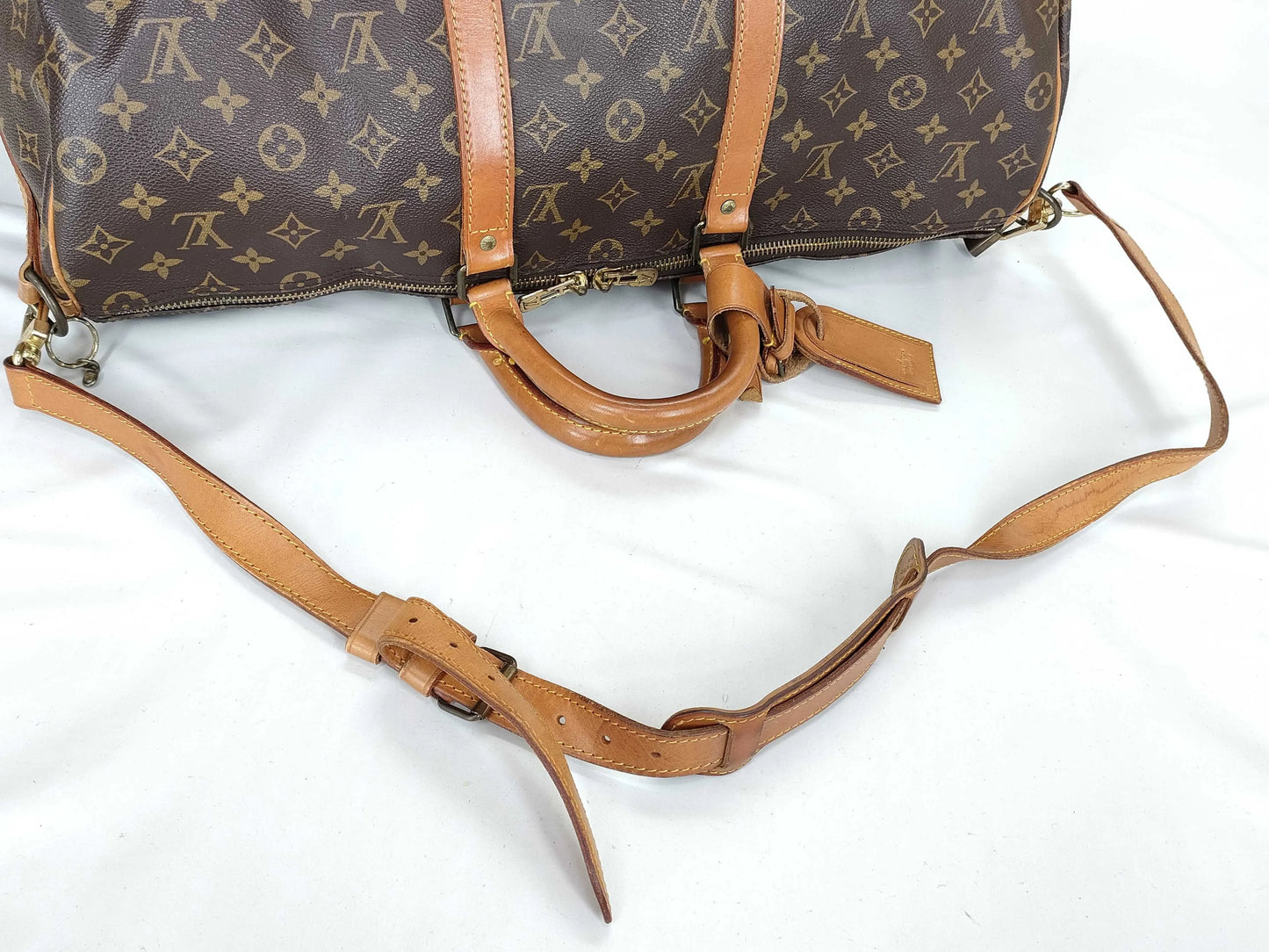 Louis Vuitton Keepall Monogram Canvas, Brown, Canvas, Travel Bag