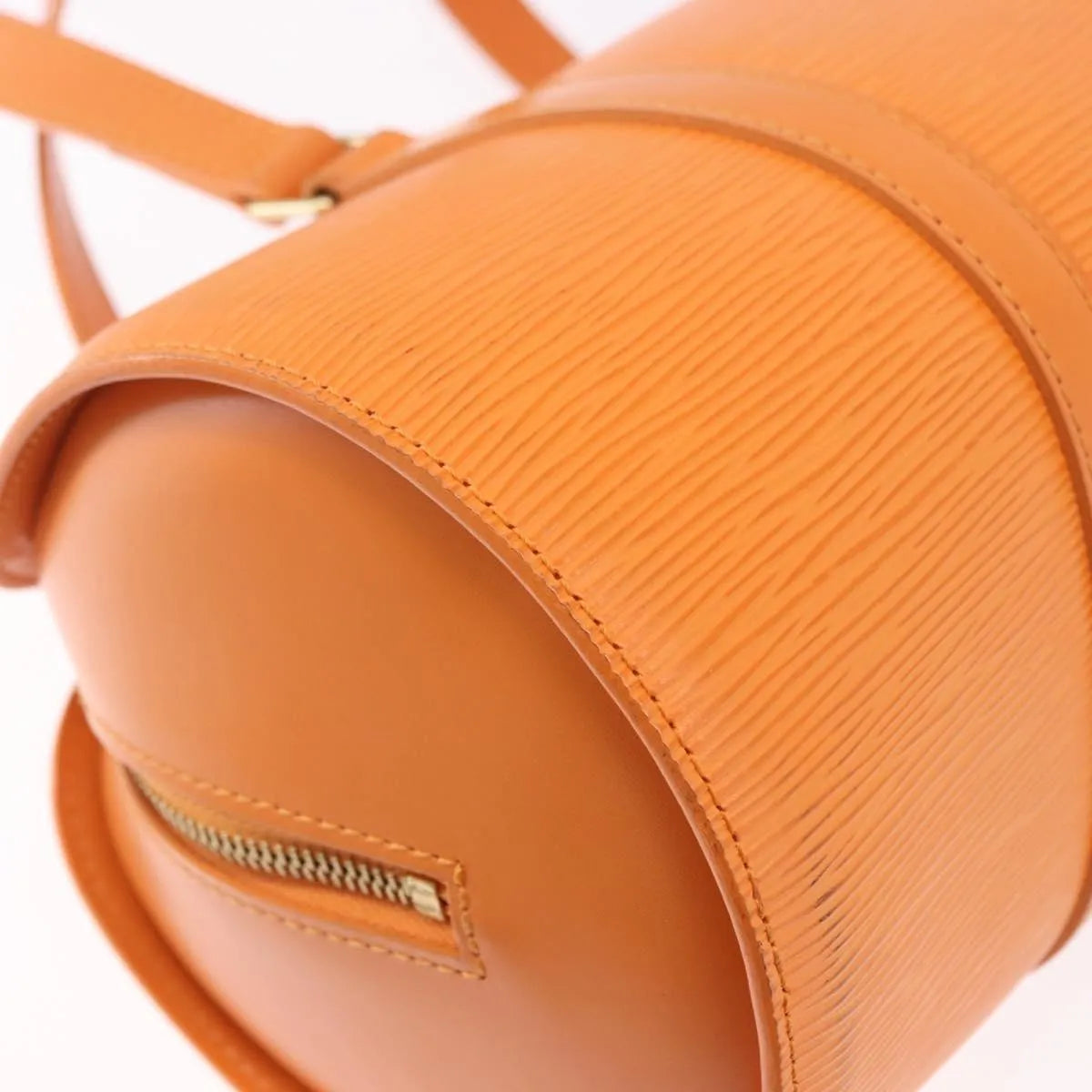 Louis Vuitton Soufflot Epi Leather, Orange, Leather, Handbag