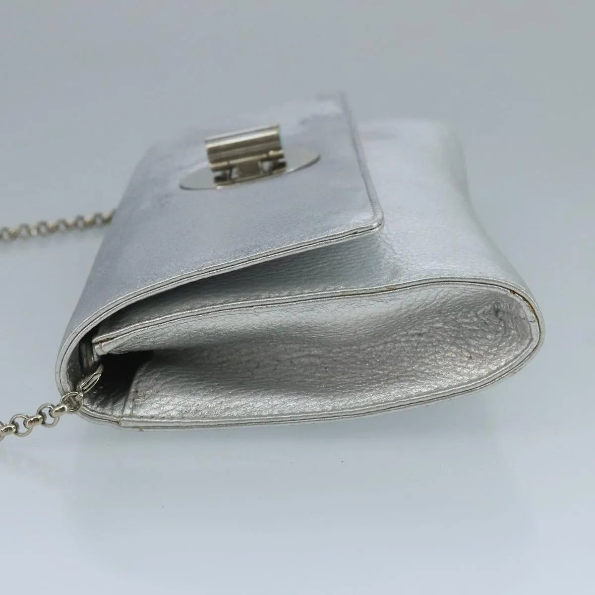 Tiffany & Co. Vintage Leather, Silver, Leather, Shoulder Bag
