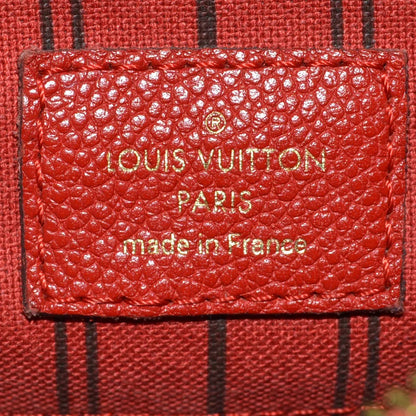 Louis Vuitton Speedy Bandouliere NM Monogram Empreinte Leather, Red, Leather, Handbag