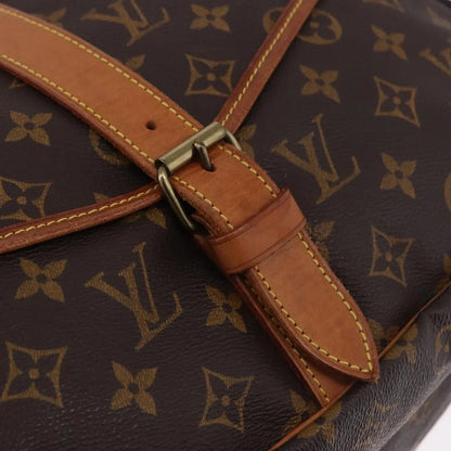 Louis Vuitton Saumur Monogram, Brown, Canvas, Shoulder Bag