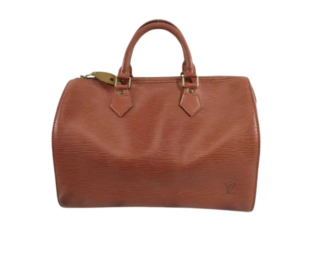 Louis Vuitton Speedy Epi Leather, Orange, Leather, Handbag