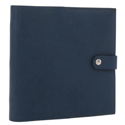 Hermes Agenda Cover Epsom, Navy, Leather, Clutch
