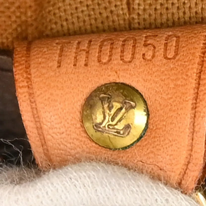 Louis Vuitton Cabas Mezzo Monogram Canvas, Brown, Canvas, Shoulder Bag
