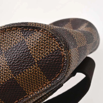 Louis Vuitton Geronimos Waist Damier, Brown, Canvas, Shoulder Bag