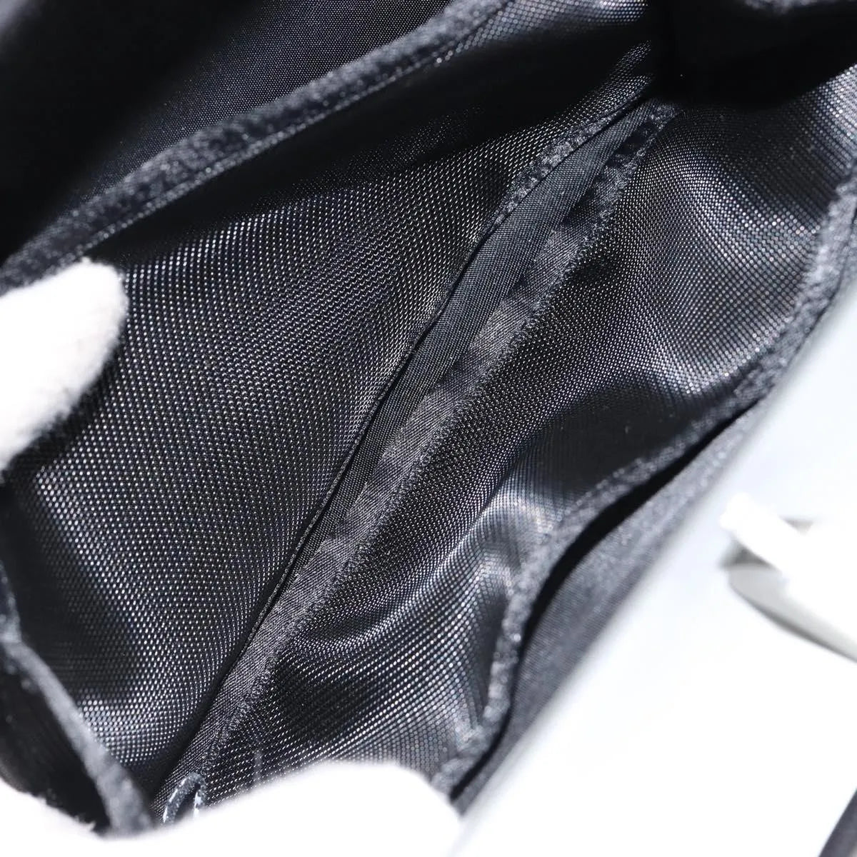 Chanel Millennium Jersey, Black, Cotton, Shoulder Bag