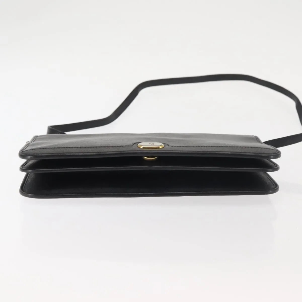 Christian Dior Vintage Leather, Black, Leather, Shoulder Bag