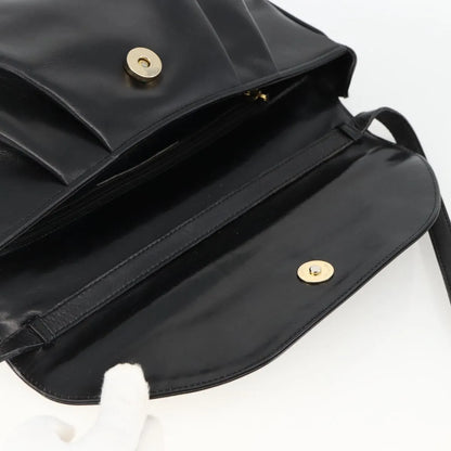 Salvatore Ferragamo Flap Shoulder Patent leather, Black, Patent Leather, Shoulder Bag