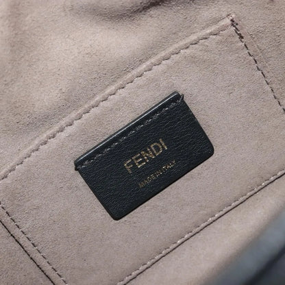 Fendi F is Fendi Camera Leather, Navy, Leather, Shoulder Bag