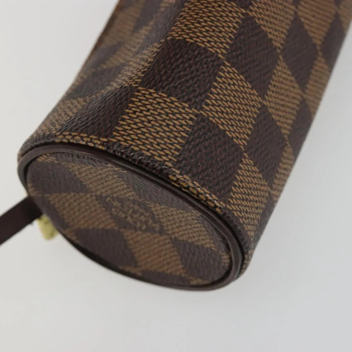 Louis Vuitton Papillon Pochette Damier, Brown, Canvas, Clutch