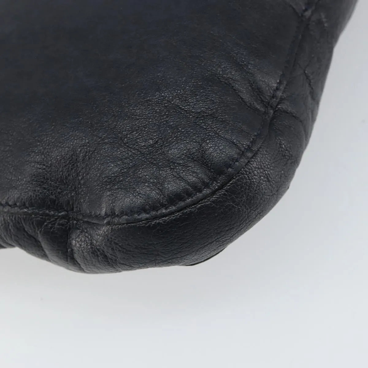 Celine Vintage Leather, Navy, Leather, Shoulder Bag