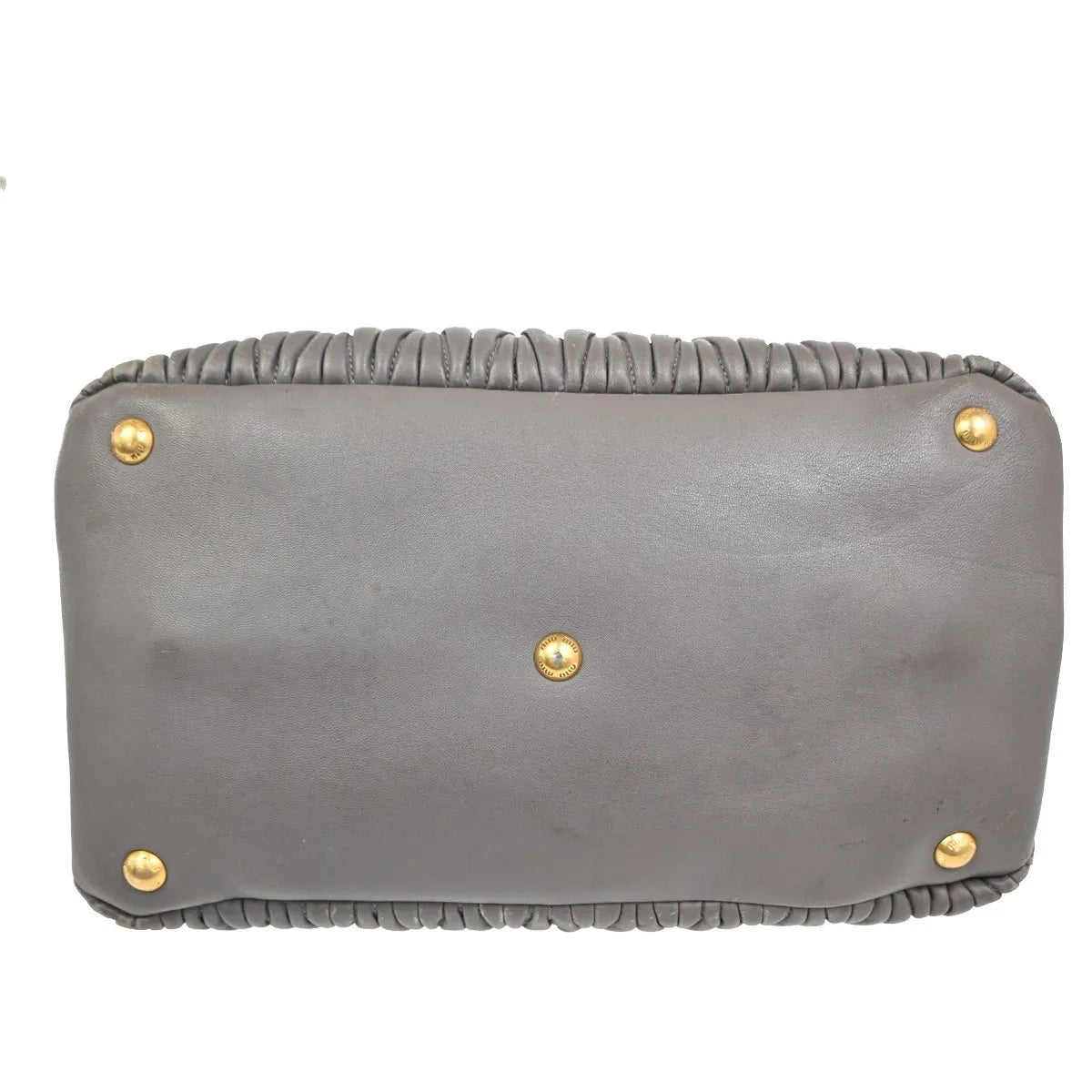 Miu Miu Madras Bowler Matelasse Leather, Purple, Leather, Handbag