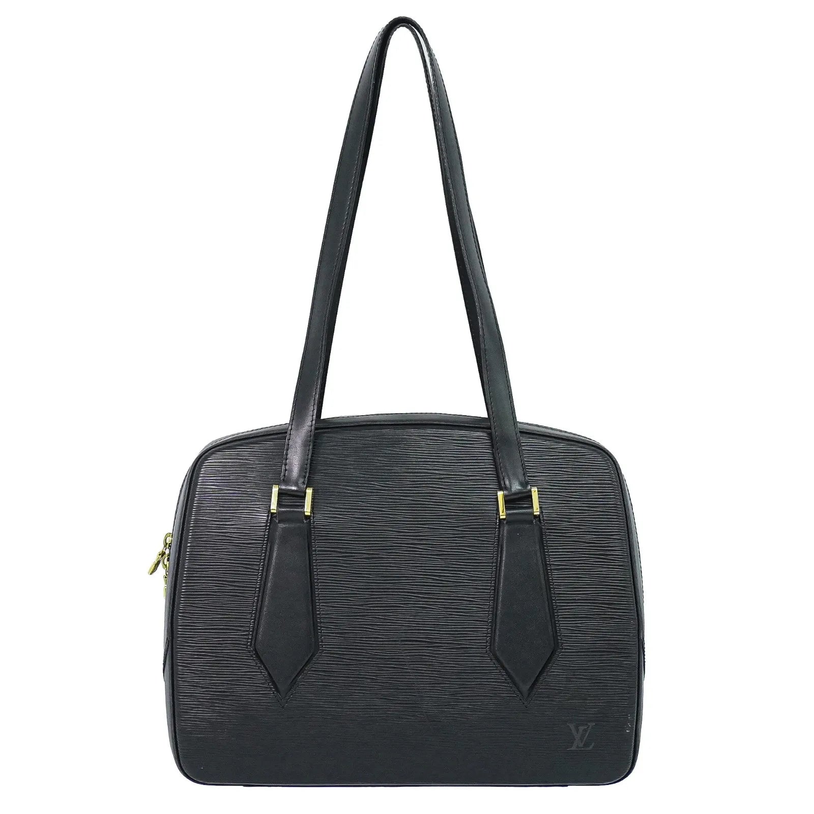 Louis Vuitton Voltaire Epi leather, Black, Leather, Shoulder Bag