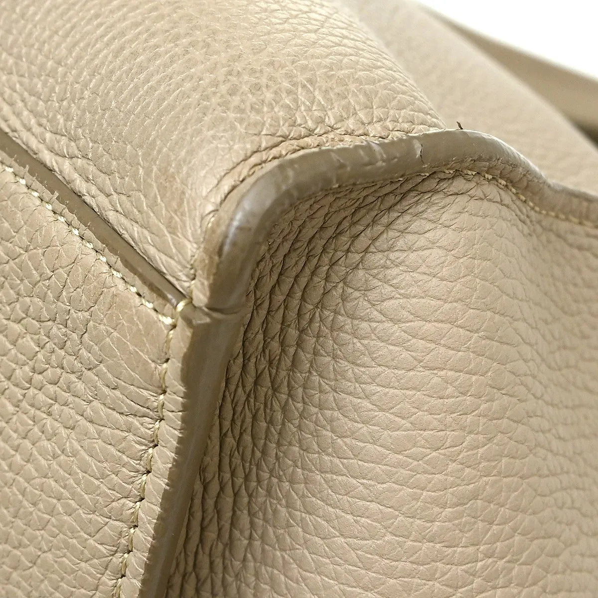 Celine Big Grained Calfskin, Gray, Leather, Handbag