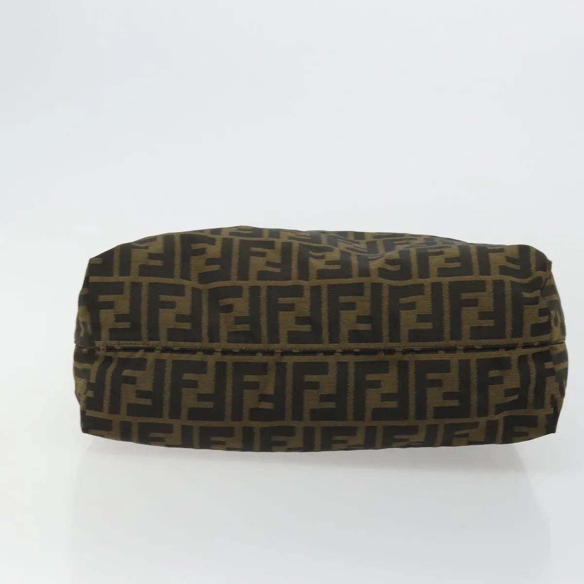 Fendi Zucca Tote Canvas, Black, Canvas, Handbag