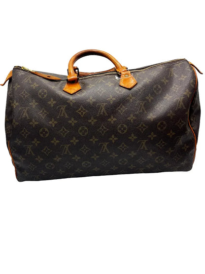 Louis Vuitton Speedy Monogram Canvas, Brown, Canvas, Handbag