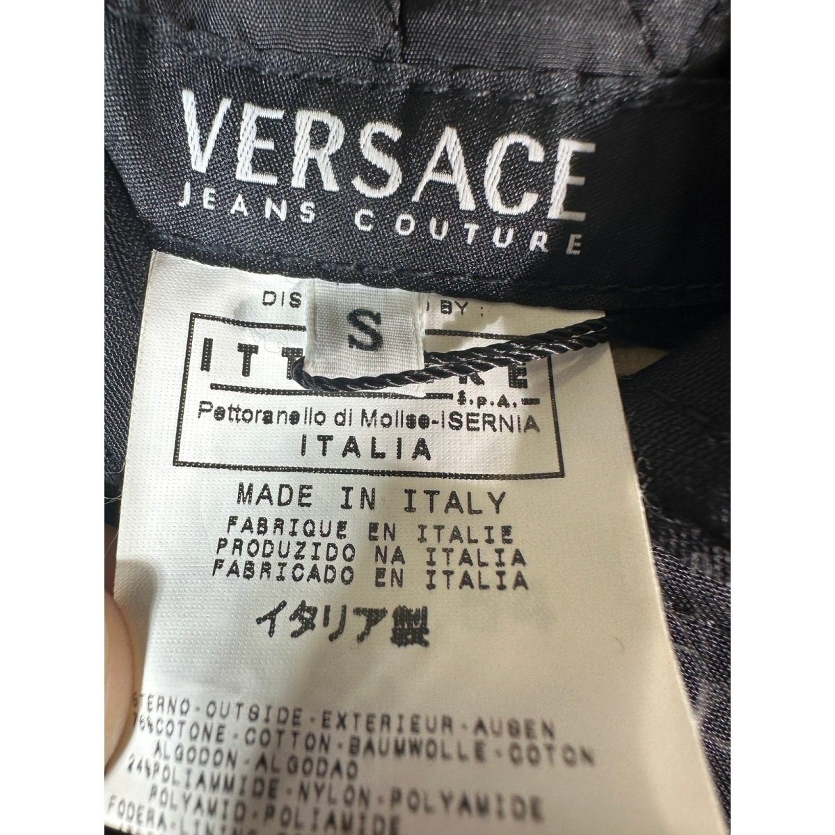 VERSACE Belted Trench Coat - Brandsamsara