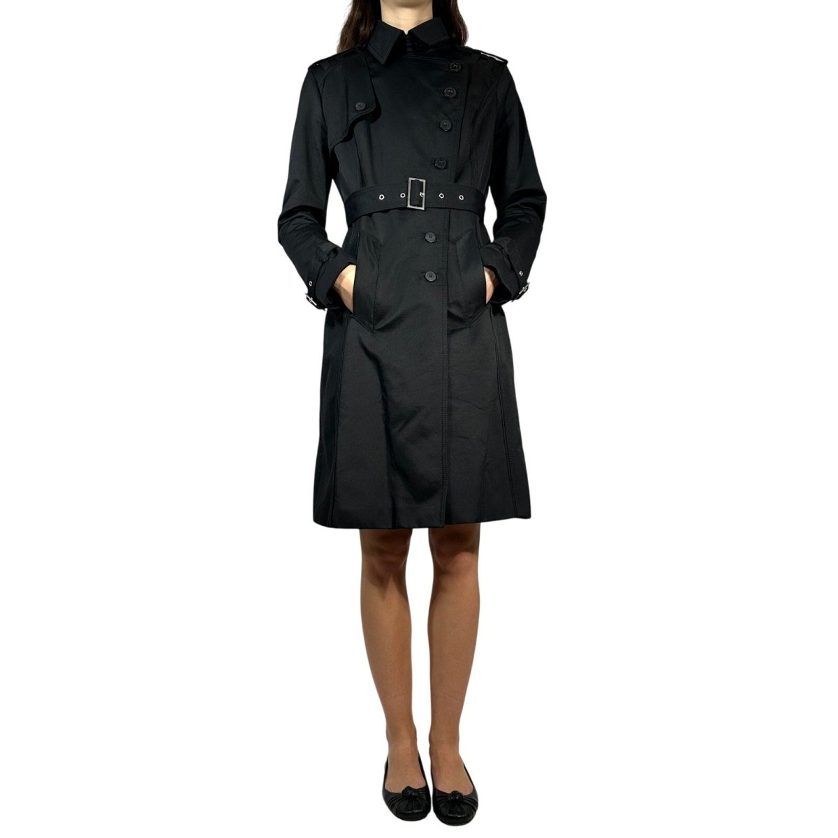 VERSACE Belted Trench Coat - Brandsamsara