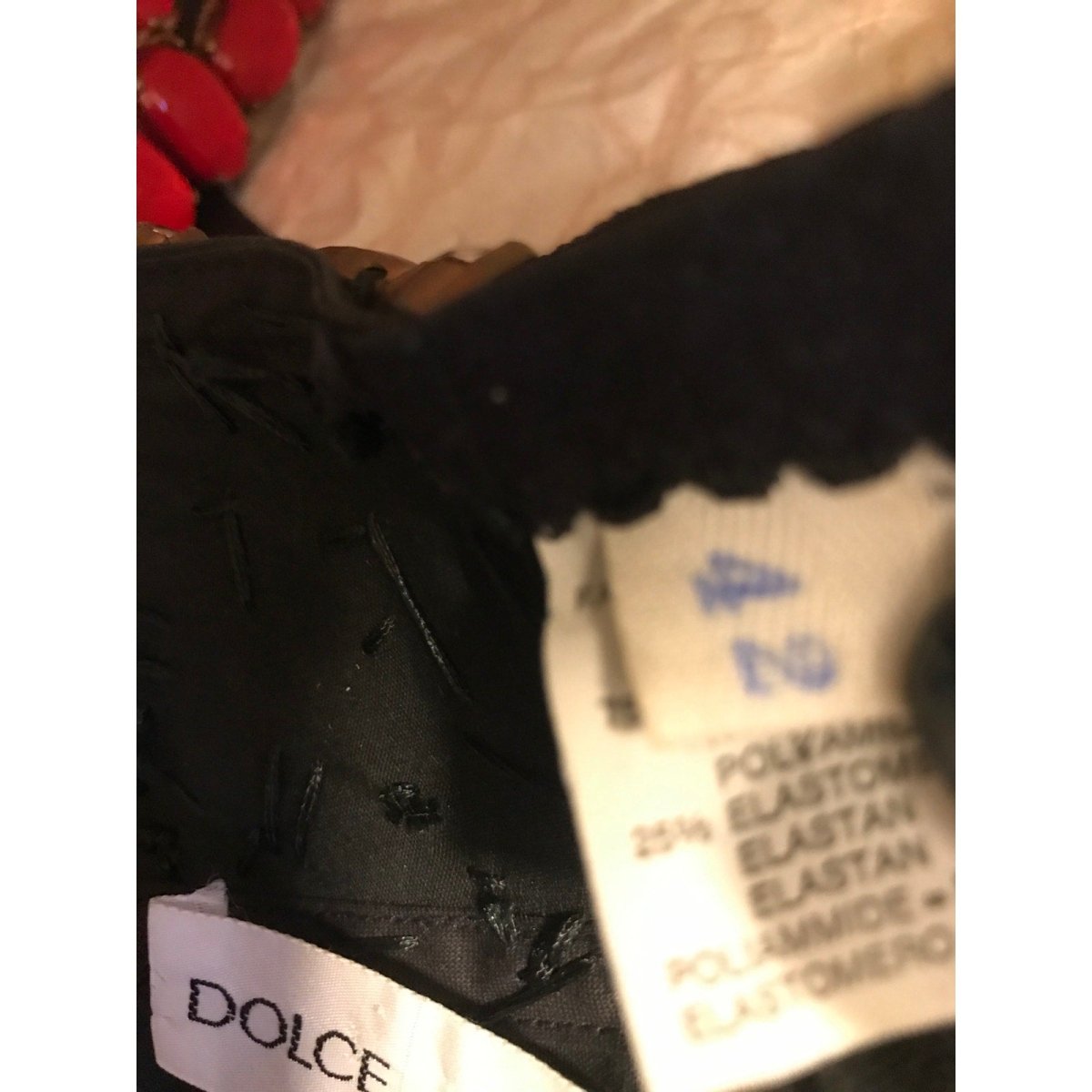 Vintage Dolce & Gabbana Gem Bra Top 42 Red - Brandsamsara