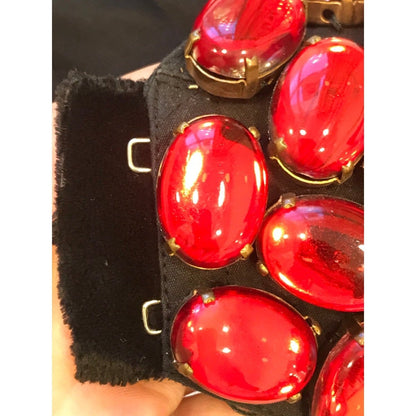 Vintage Dolce & Gabbana Gem Bra Top 42 Red - Brandsamsara