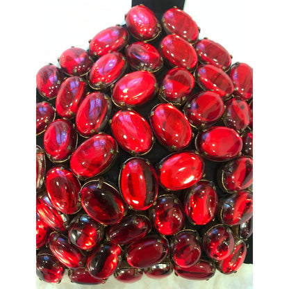 Vintage Dolce & Gabbana Gem Bra Top 42 Red - Brandsamsara